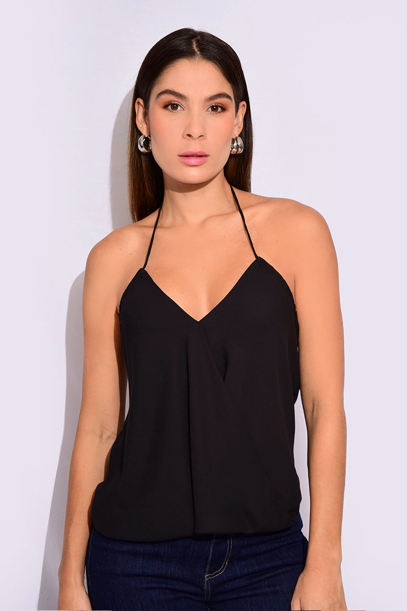 Blusa tiras halter
