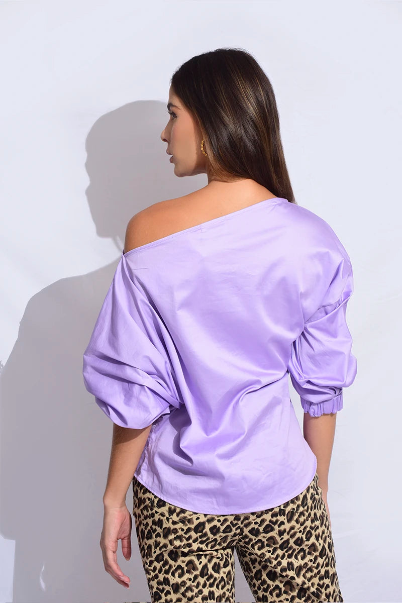 Blusa escote barco