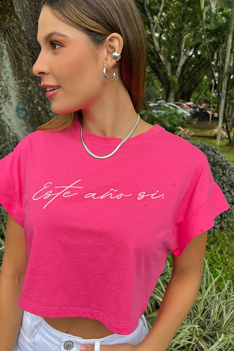 Camiseta crop