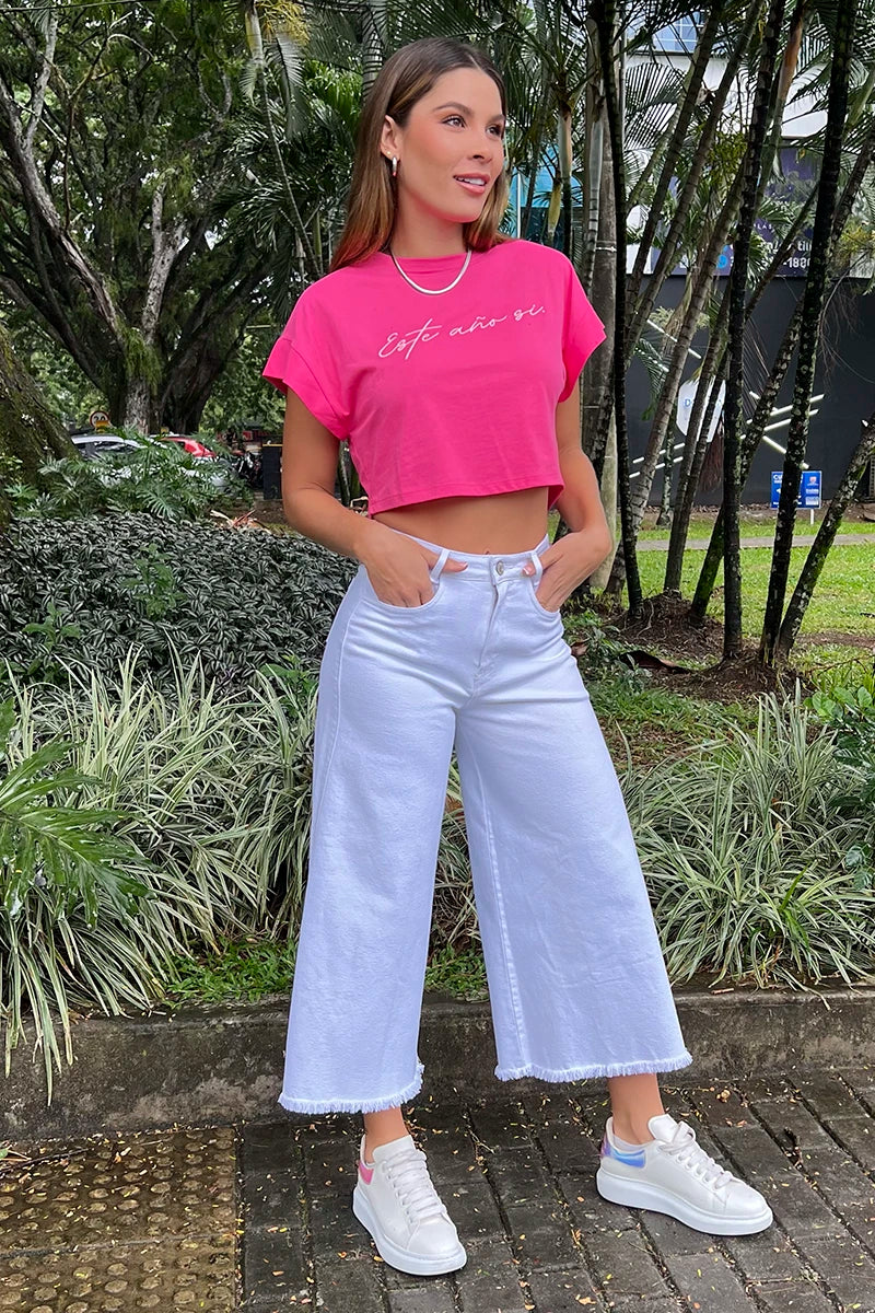 Camiseta crop