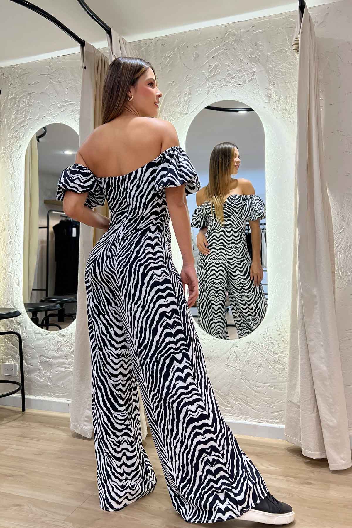Enterizo pantalón estampado