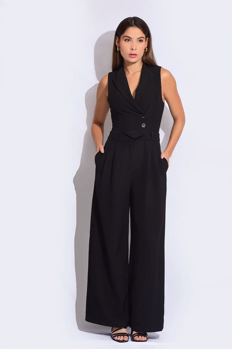 Enterizo pantalón con chaleco