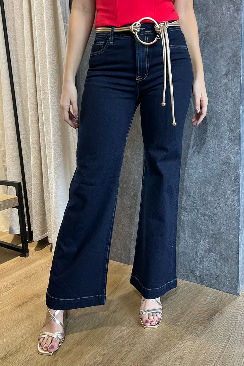 Jean wide leg industrial