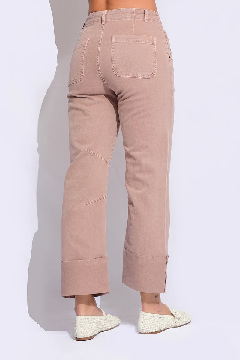 Jean culotte palo de rosa