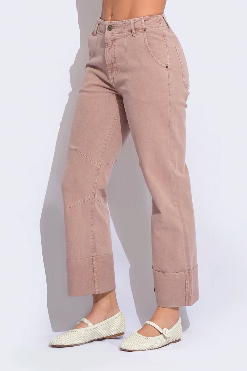 Jean culotte palo de rosa